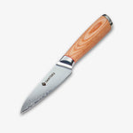 Haruta 4 Inch VG10 Japanese Damascus Steel Paring Knife with Wooden Handle & Scabbard