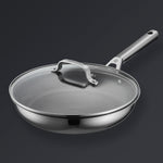 Hive Hybrid™ 8-Piece Pan & Lid Set (4 Frying Pans + 4 Matching Lids)