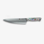 Chikashi Damascus Steel Knife Set With Abalone Handle