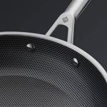 Hive Hybrid™ 8-Piece Pan & Lid Set (4 Frying Pans + 4 Matching Lids)